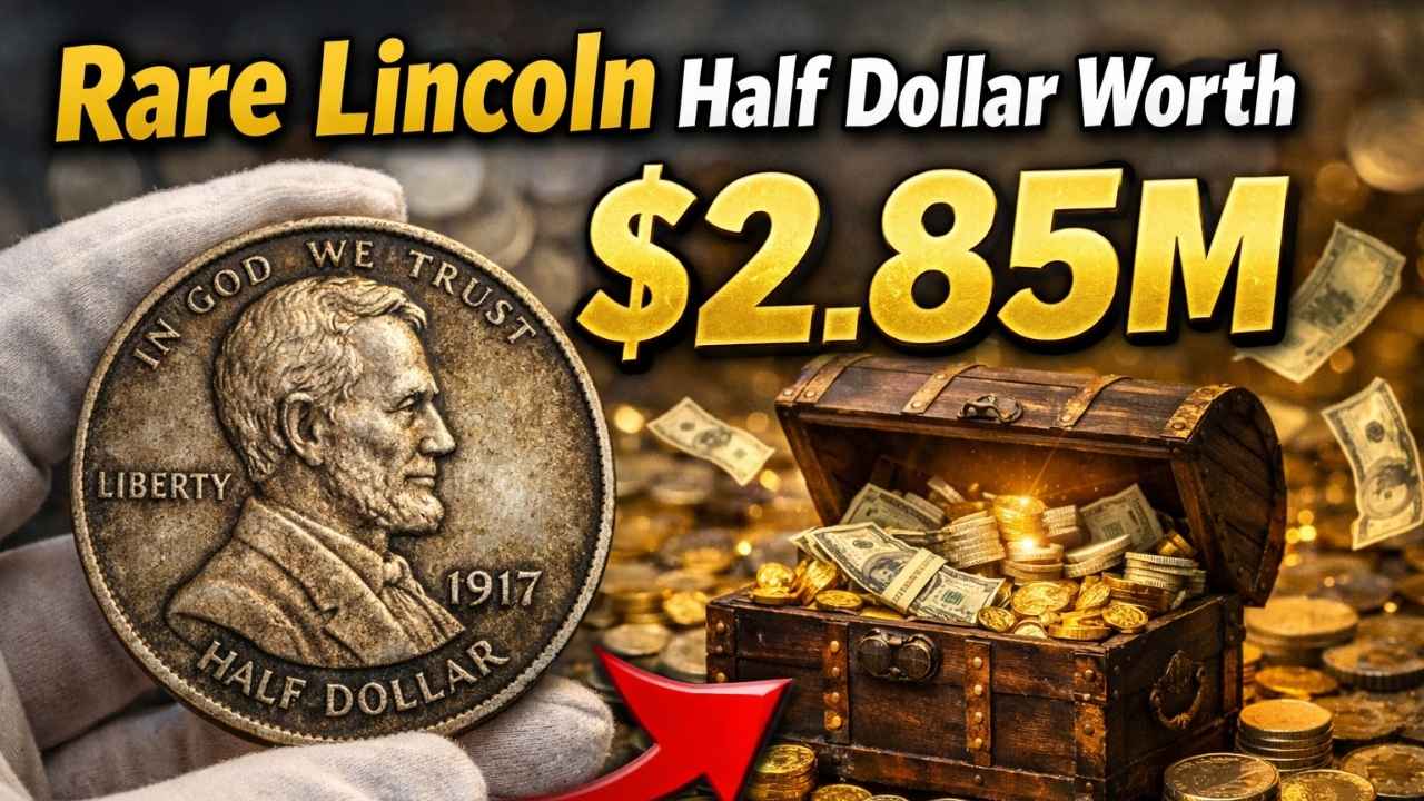 Rare Lincoln Half Dollar Worth $2.85M Still Circulating Today