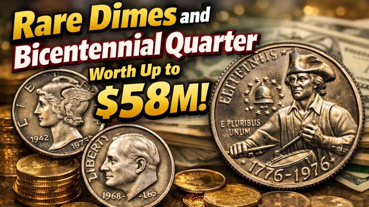 Rare Dimes and Bicentennial Quarter Worth Up to $58M in Circulation