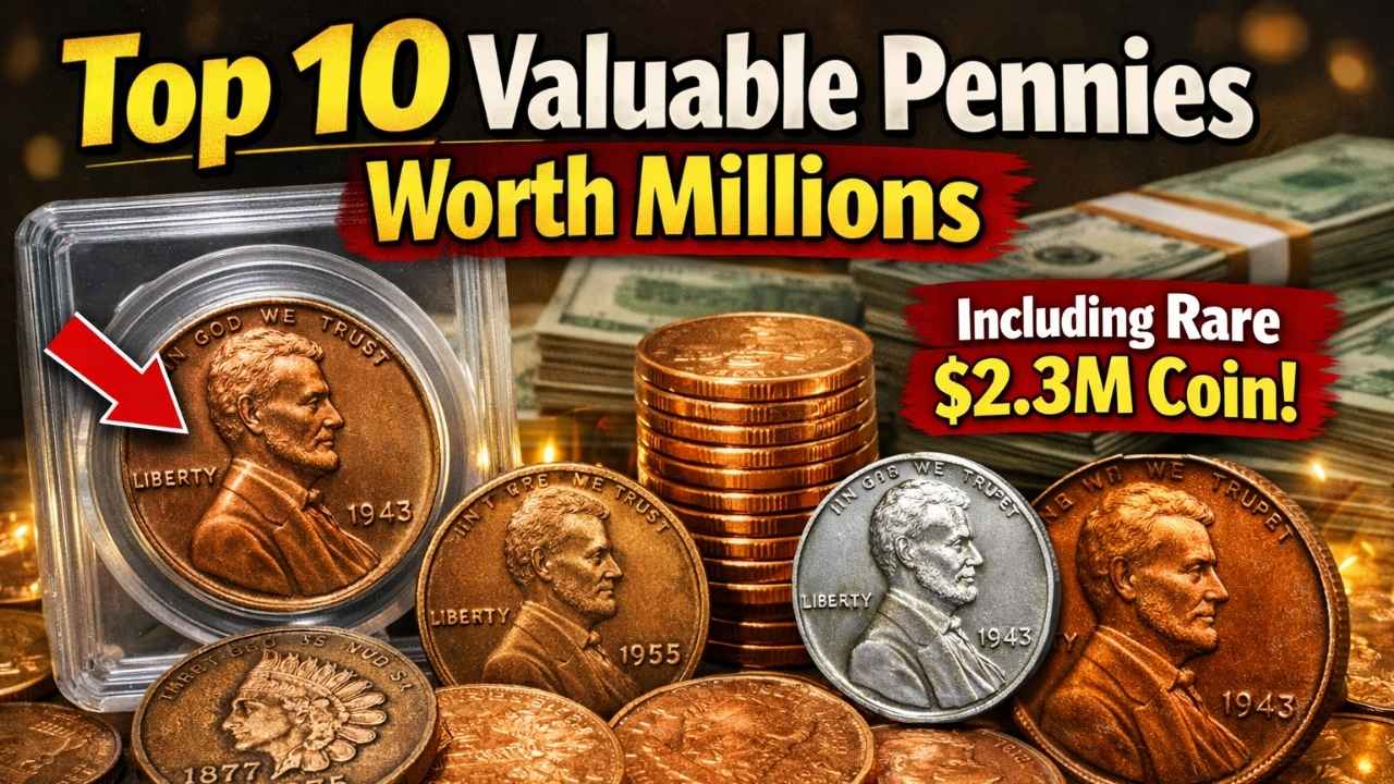Top 10 Valuable Pennies Worth Millions Including Rare $2.3M Coin