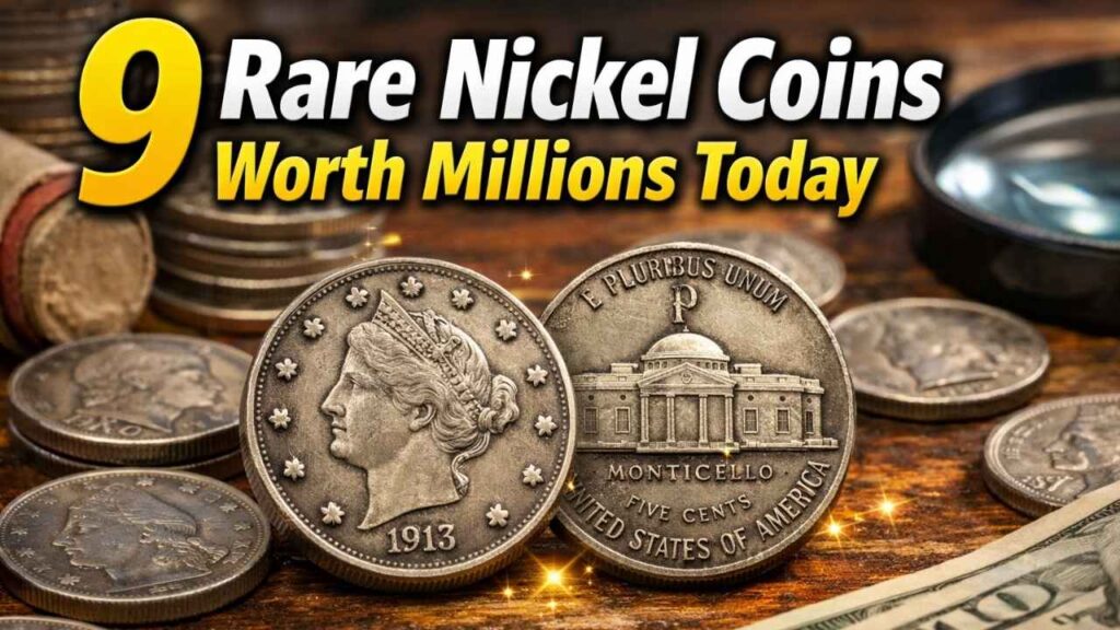 9 Rare Nickel Coins Worth Millions Today