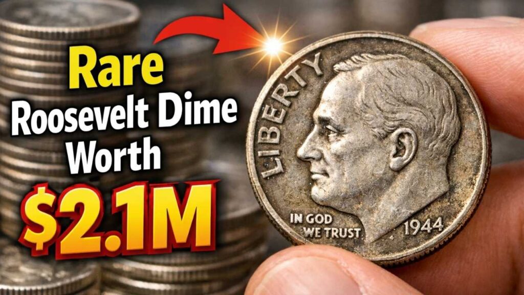 Rare Roosevelt Dime Worth $2.1M Still Circulating