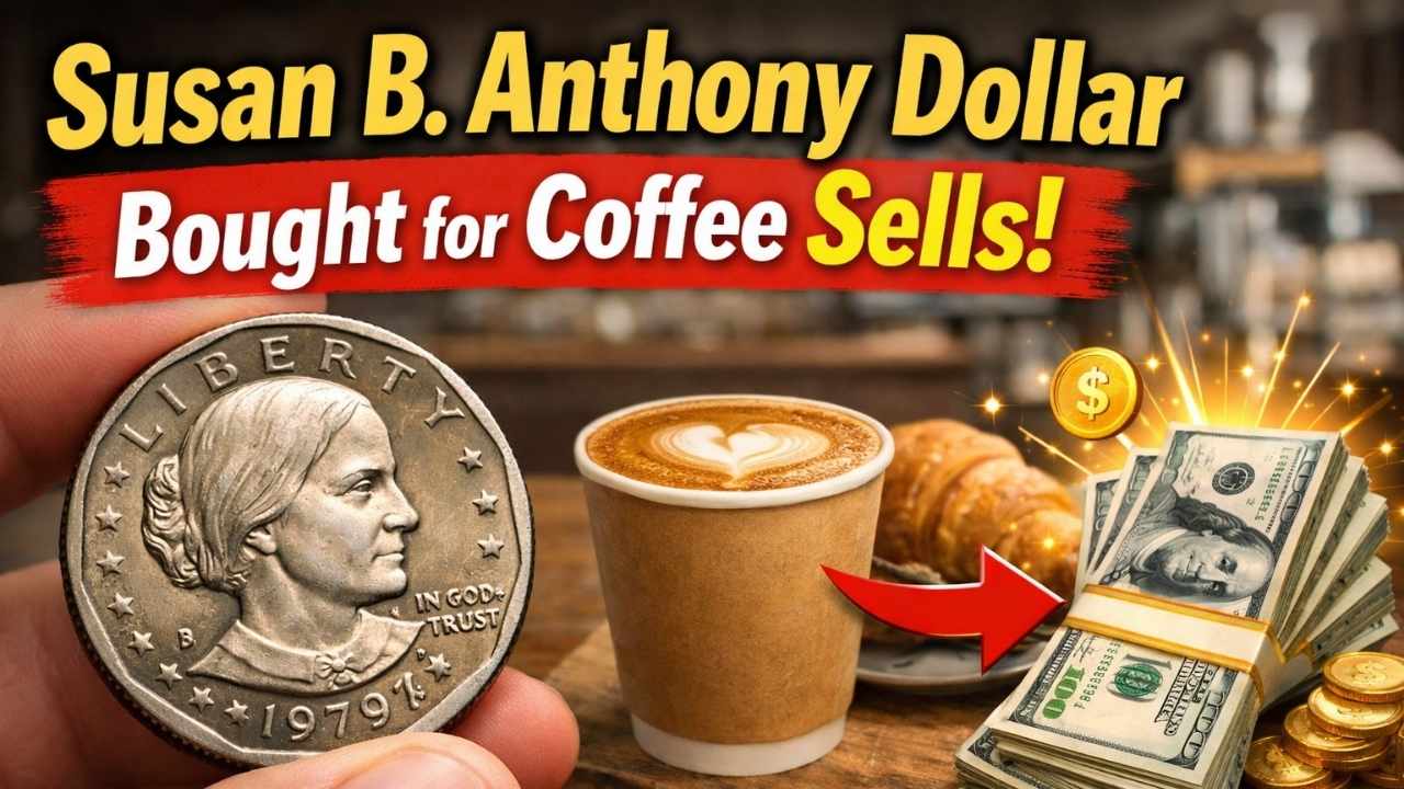 Susan B. Anthony Dollar Bought for Coffee Sells for $890,000