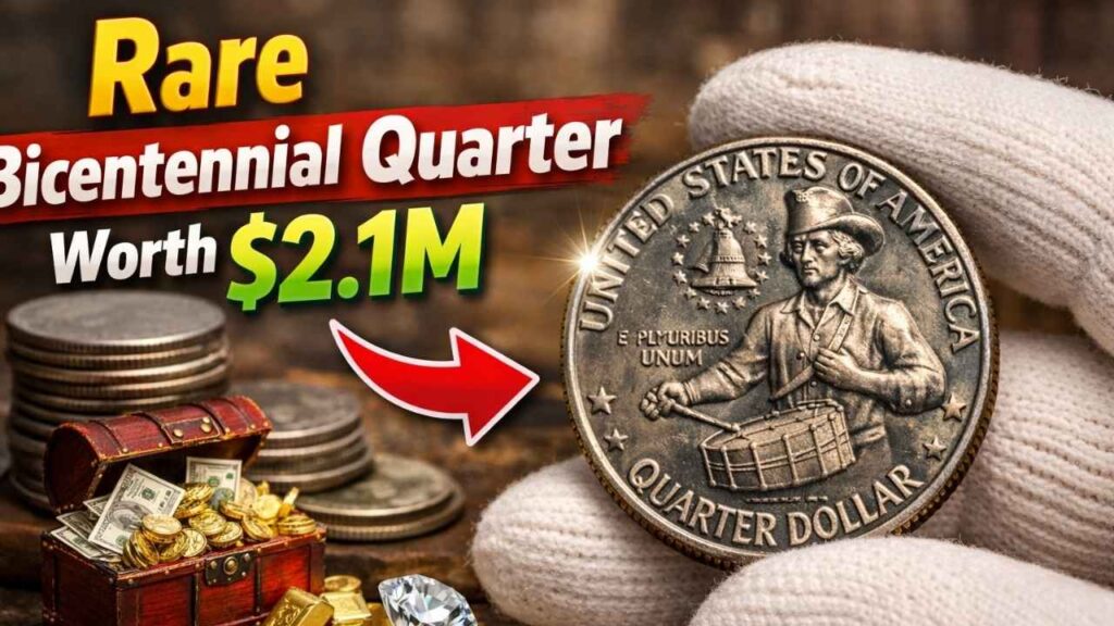 Rare Bicentennial Quarter Worth $2.1M Found in Grandpa’s Sock Drawer