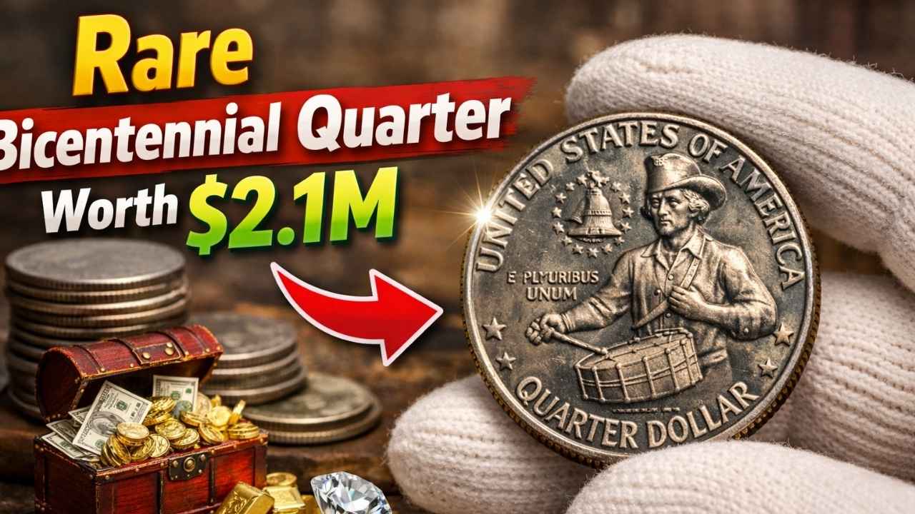 Rare Bicentennial Quarter Worth $2.1M Found in Grandpa’s Sock Drawer