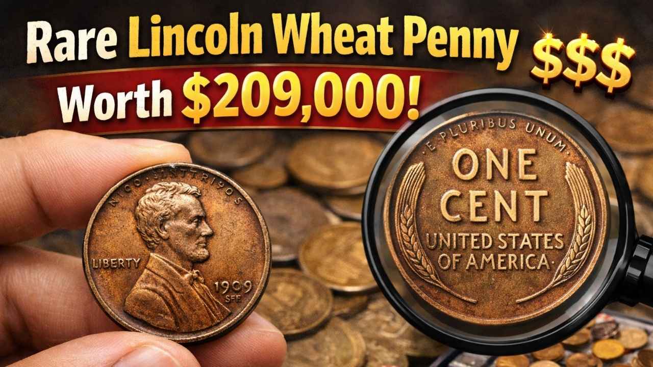 Rare Lincoln Wheat Penny Worth $209,000 Found in Everyday Change