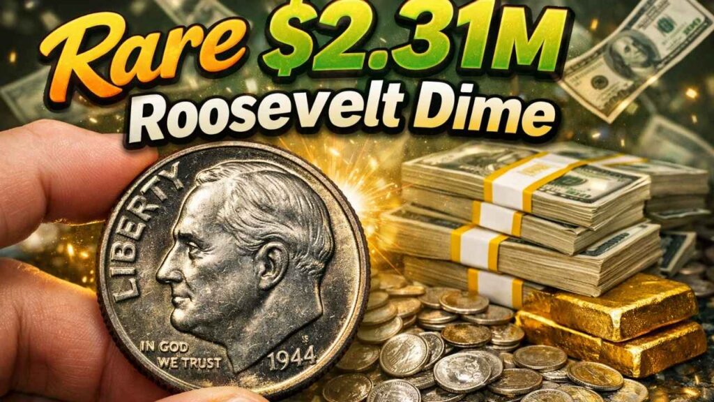 Rare $2.31M Roosevelt Dime Still Circulating After Grocery Store Discovery