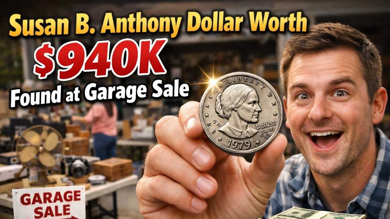 Susan B. Anthony Dollar Worth $940K Found at Garage Sale
