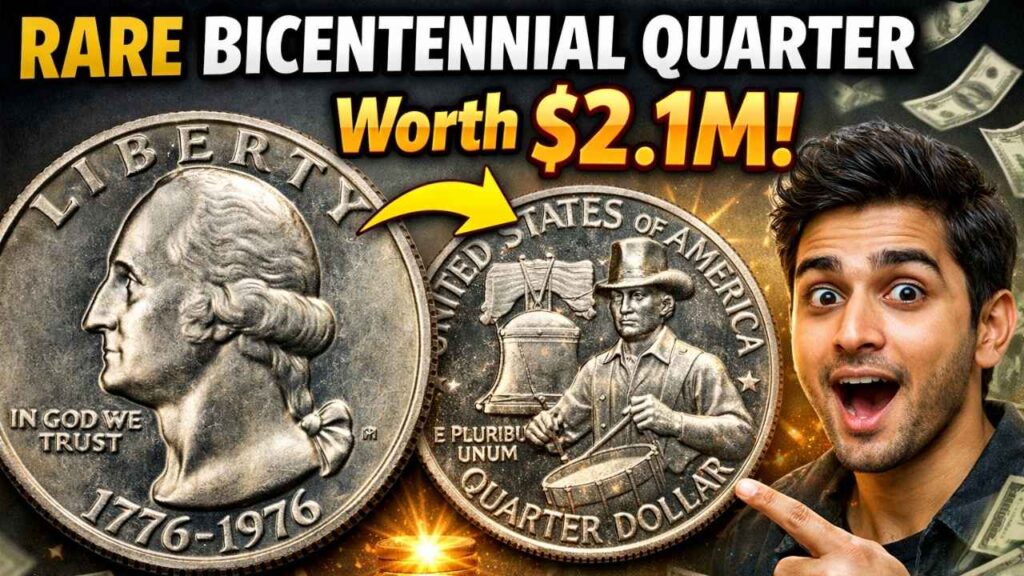Rare Bicentennial Quarter Worth $2.1M Found in Grandpa’s Sock Drawer