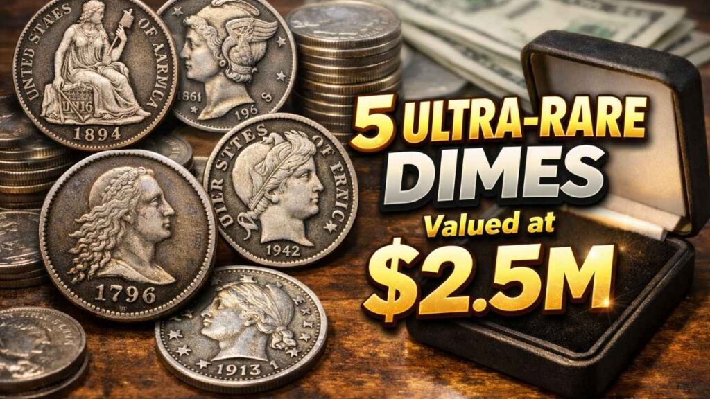 5 Ultra-Rare Dimes Valued at $2.5M — What Makes Them So Valuable