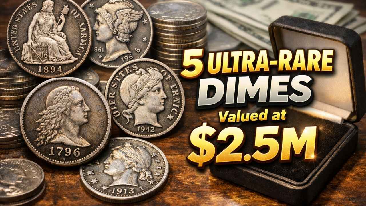 5 Ultra-Rare Dimes Valued at $2.5M — What Makes Them So Valuable
