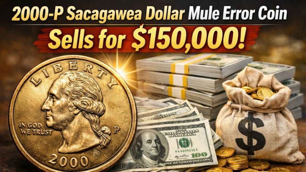 2000-P Sacagawea Dollar Mule Error Coin Sells for $150,000