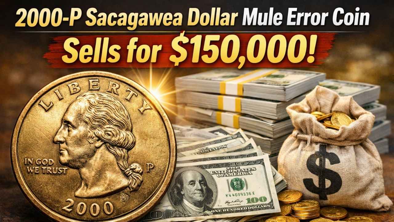2000-P Sacagawea Dollar Mule Error Coin Sells for $150,000
