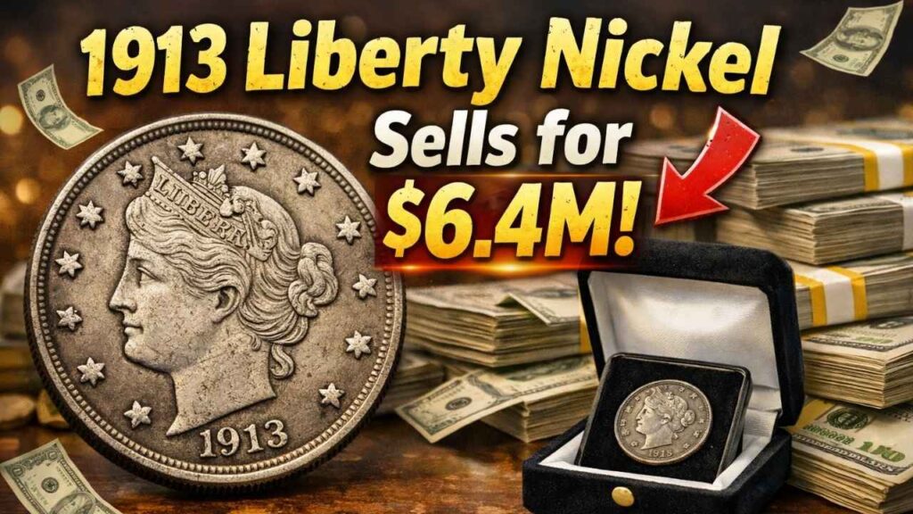 1913 Liberty Nickel Sells for $6.4M — Rare Coin Mystery Shocks Collectors
