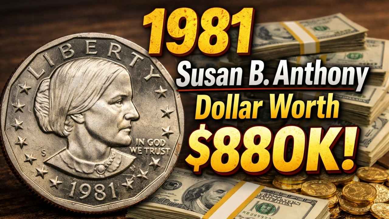 1981 Susan B. Anthony Dollar Worth $880K Still Circulating — Key Signs