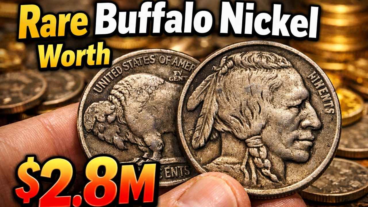 Rare Buffalo Nickel Worth $2.8M Still Circulating in Pocket Change